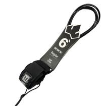 Leash Strep Cordinha Prancha Surf Banana Wax Regular 6' 6ft Cor:Preto