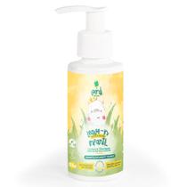 Leave In Creme de Pentear Infantil 100% Natural com blend de 7 Oleos essenciais e Extrato de Aloe Vera e Camomila + Pa