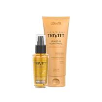Leave-in Hidratante 200ml + Power Oil 30ml Trivitt - Itallian Hairtech