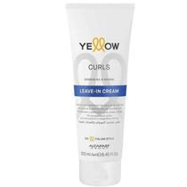 Leave-in para Cachos Curls 250ml Yellow Hidratação Brilho Definição Controle Frizz e Redução de Volume Leave-in para Cachos Curls 250ml Yellow Hidratação Brilho Definição Controle Frizz e Redução de Volume
