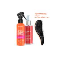 Leave In Pós Praia Prohall + Sérum Reparador 60ml + Escova