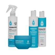 Leave-in + Super Máscara +shampoo E Condicionador Hidratei