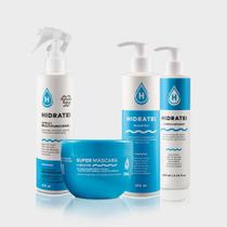 Leave-in + Super Máscara +Shampoo e Condicionador Hidratei