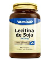 Lecitina de Soja 1000mg VitaminLife 60 Cápsulas