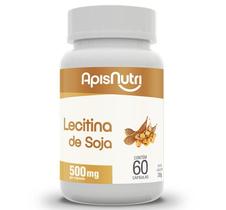 Lecitina De Soja 500mg 60 Cáps Apisnutri - SV