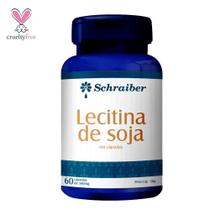 Lecitina De Soja 500Mg 60 Cápsulas Schraiber