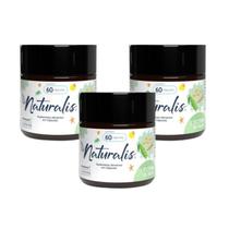 Lecitina de Soja Naturalis 60 Cápsulas Kit com 3 Potes