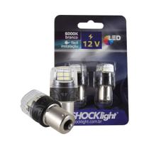 Led 1156 - 16 Leds - 2835/4216 1-Polo 12V Branco Shocklight - SLL-121156-BC