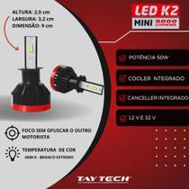 Led Automotivo Taytech K2 Mini Cooler e Canceler Integrado