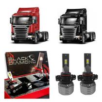 Led BLACK DIAMOND 9000L 6500K Caminhão Scania Serie 5 PGR