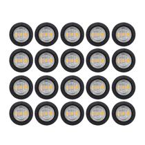 LED Clearance Bullet Marker Lights TMH, pacote com 20