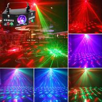 Led Discoteca Bola Mágica Stroboskop Luzes Laser Para Festa De Casamento Casa Karaokê Festival Dj