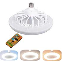 Led E Frescor Ventilador De Teto Com Controle Remoto E27