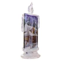 Led Electronic Candle Snowman Santa Night Light Natal Atmosfera Decoração