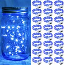 LED Fairy Lights chzk 2m 20 LED Twinkle String Lights Blue LED Fairy Lights chzk 2m 20 LED Twinkle String Lights Blue