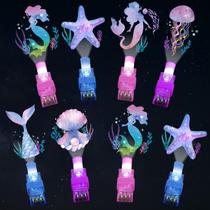 LED Finger Lights Mermaid Party Favors 36 unidades Outnlaughter LED Finger Lights Mermaid Party Favors 36 unidades Outnlaughter