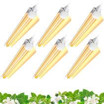 LED Grow Light Barrina 2 pés T8 144 W, 800 W, equivalente a 800 W, pacote com 6