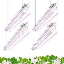 LED Grow Light Barrina 96W Full Spectrum, 2 pés, pacote com 4