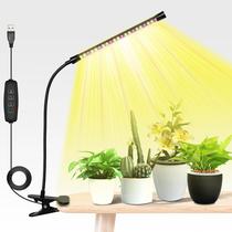 LED Grow Light iPower com pescoço de ganso ajustável 21W