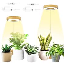 LED Grow Lights Apeids Bamboo Full Spectrum 96 LEDs, pacote com 2 LED Grow Lights Apeids Bamboo Full Spectrum 96 LEDs, pacote com 2