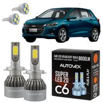LED H7 Super Branca Farol Baixo Onix Premier 2019 Em Diante LED H7 Super Branca Farol Baixo Onix Premier 2019 Em Diante
