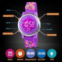 Led Kids Watch 3d Cartoon Toddler Wrist Digital Watch Water