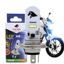 LED LAMPADA H4 MOTO CARRO 8000k CAVALINHO XENON STALLION