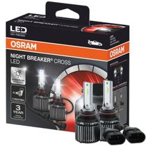 LED Lâmpada Osram Night Breaker Cross HB3 HB4 9005 9006 27W 12V 6000K Par Automotivo Luz Super Branca