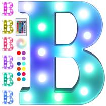 LED Letter Lights Foaky Colorful Marquee Night Light