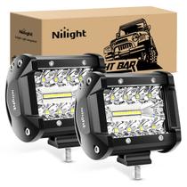 LED Light Pods Nilight 4 polegadas 60 W Flood Spot Combo x2