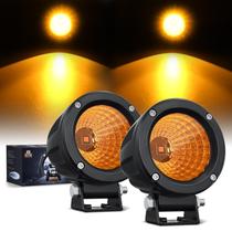 LED Light Pods Nilight Amber Flood de 3 polegadas para motocicleta