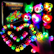 LED Light Up Bumpy Rings Party Favors Wakestar, pacote com 24 crianças