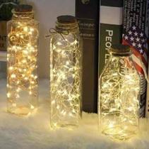 Led Luzes Da Corda De Cobre Pilha 3aa LEDs 4m Led Luzes Da Corda De Cobre Pilha 3aa LEDs 4m