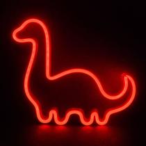 Led Neon Decorativa Dinossauro Minimalista Quarto Infantil -