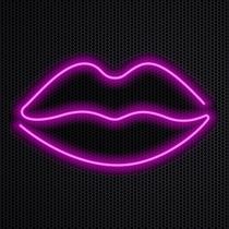 Led Neon em Acrílico - Boca 0,50 x 0,29cm
