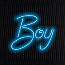 Led Neon em Acrílico - Boy 0,35 x 0,30cm