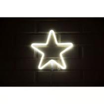 led neon estrela - BLANCO 27,5X26,8CM com fonte