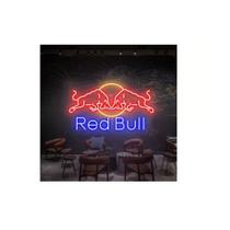 Led neon Red Bull - 56cm Luminoso acompanha fonte Led neon Red Bull - 56cm Luminoso acompanha fonte