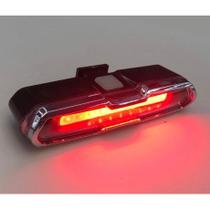 Led NIPARTE Traseiro Dura Mais Tempoo C/Luzes Vermelha Mais Briliante E Recarrgável Com USB E Suporte, De 3 Funções, Á