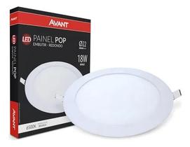 Led painel pop sobr red 22 br6500 18w biv nh1260 avant