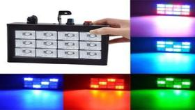 Led para festa strob 12 Led rgb - Power led