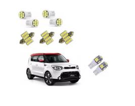 Led Pingo E Kia Soul Farolete Placa Teto Ré Kit Oferta