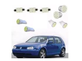 Led Pingo E Torpedo Vw Golf Farolete Placa Teto Ré Kit