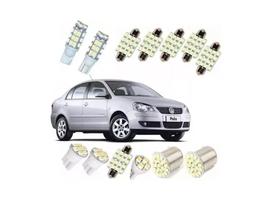 Led Pingo E Torpedo Vw Polo Farolete Placa Teto Ré Kit