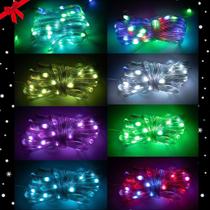 Led Pisca Linha 10m 100 Lâmpadas RGB USB - Modelo 75612