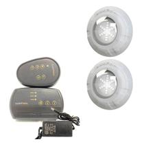 Led Piscina - Kit 2 Led RGB 9W Luxpool + Central compacta