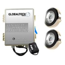 Led Piscina - Kit 2 Tholz Mono 6W Inox + Central Globaltech