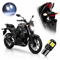 LED Placa Yamaha MT-03 R3 MT-07 Canbus Super Branco LED Placa Yamaha MT-03 R3 MT-07 Canbus Super Branco