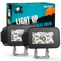 LED Pods Nilight para motocicleta Flood Beam de 3 polegadas e 10 W (2 unidades)