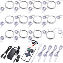 LED Puck Lights Lvyinyin Small Uplight/Downlight 12 Lights